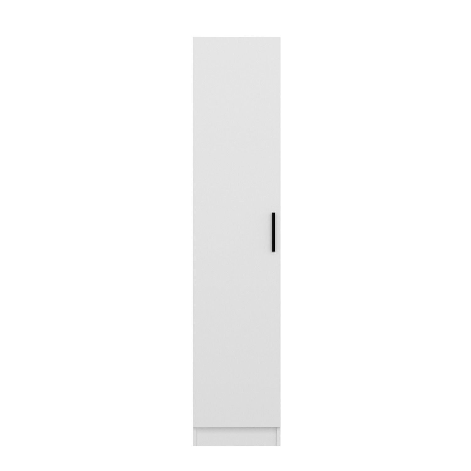 Armadio da ingresso con 1 anta Noah 7311 Bianco (4)