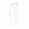 Armadio da ingresso con 1 anta Noah 7311 Bianco (7)
