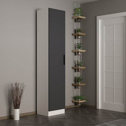 Armadio da ingresso con 1 anta Noah 8208 Antracite