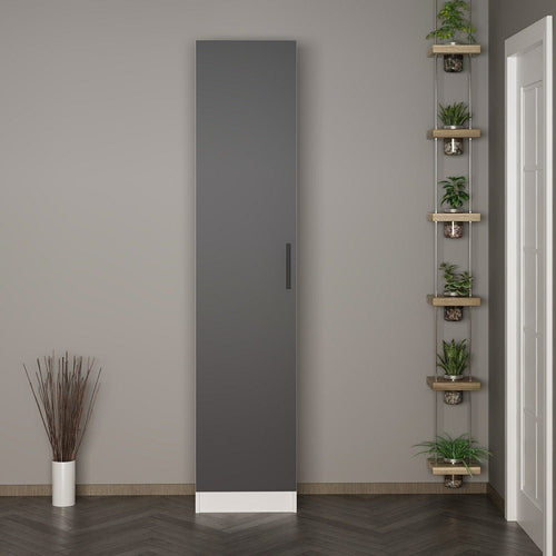 Armadio da ingresso con 1 anta Noah 8208 Antracite (1)
