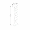 Armadio da ingresso con 1 anta Noah 8208 Antracite (7)