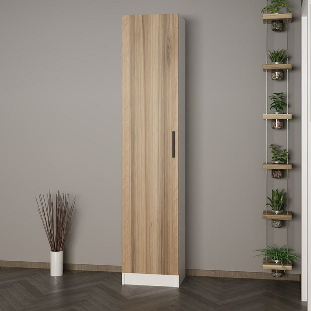 Armadio da ingresso con 1 anta Noah 8219 Noce (2)