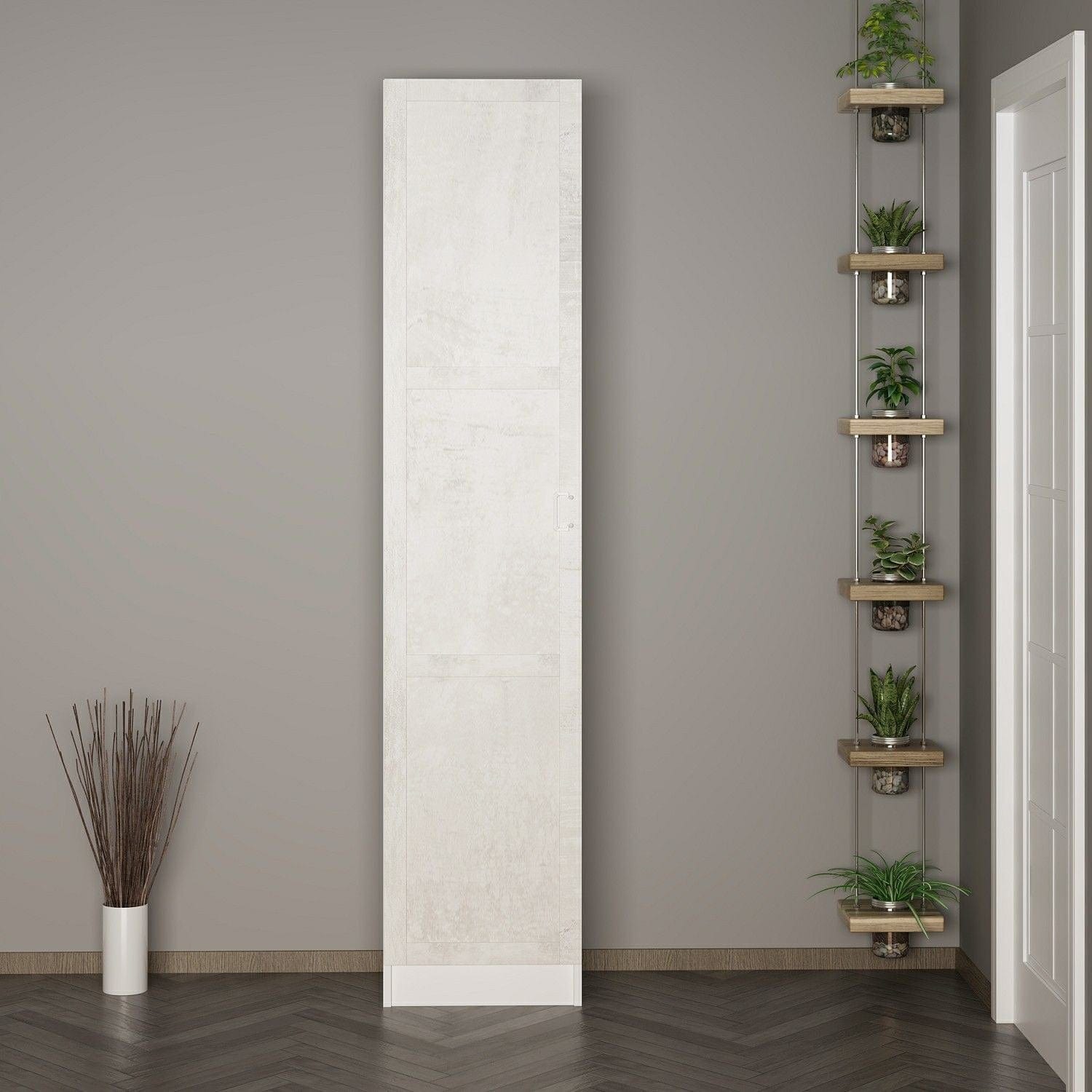Armadio da ingresso con 1 anta Noah 8230 Bianco (1)