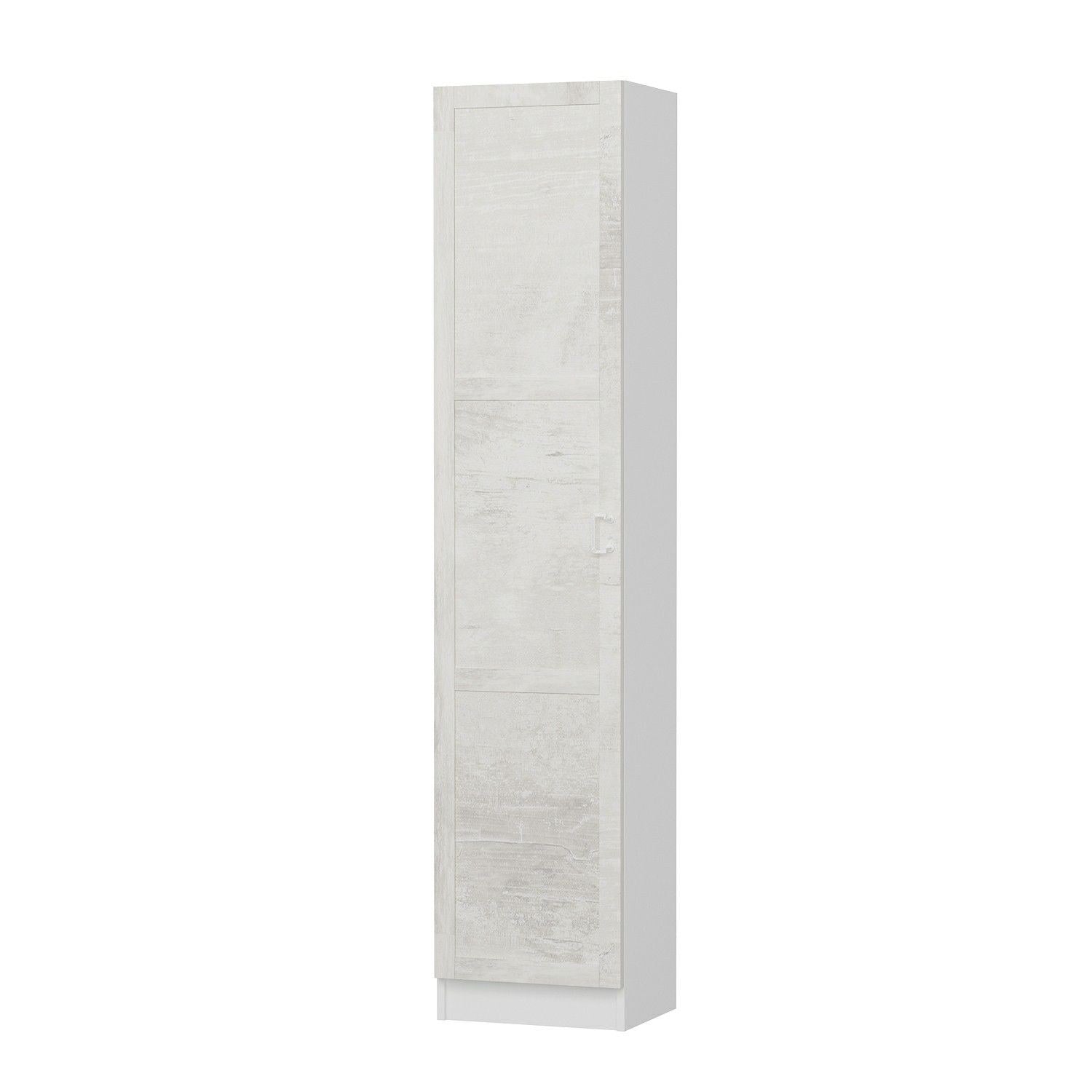 Armadio da ingresso con 1 anta Noah 8230 Bianco (5)