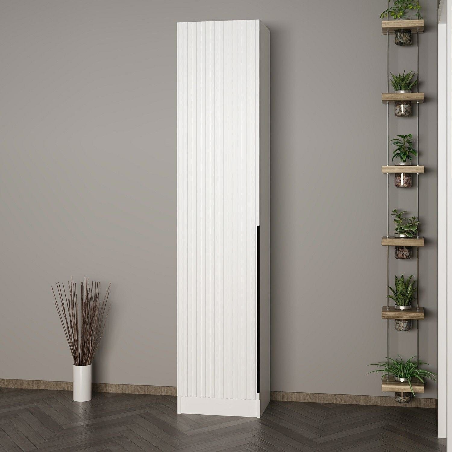 Armadio da ingresso con 1 anta Noah 8252 Bianco (2)