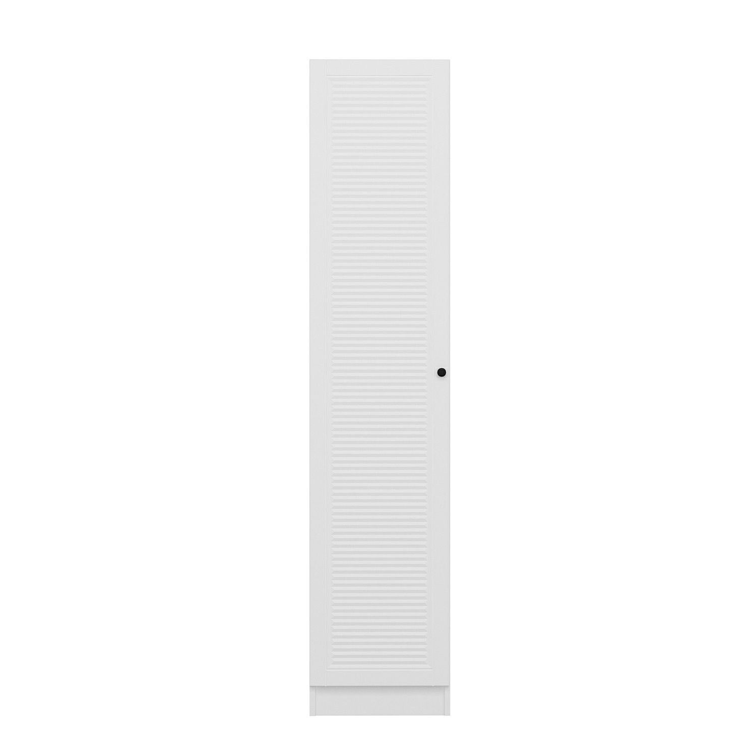 Armadio da ingresso con 1 anta Noah 8456 Bianco (4)