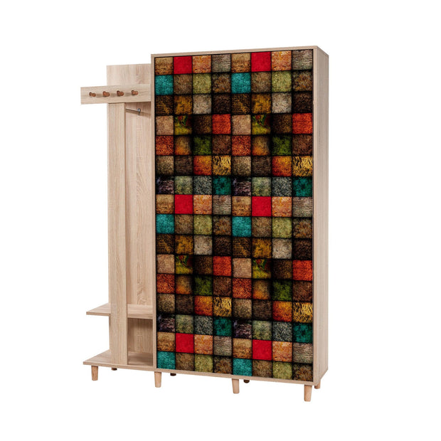 Armadio da ingresso con 2 ante Garmanto 135-723 Quercia (4)