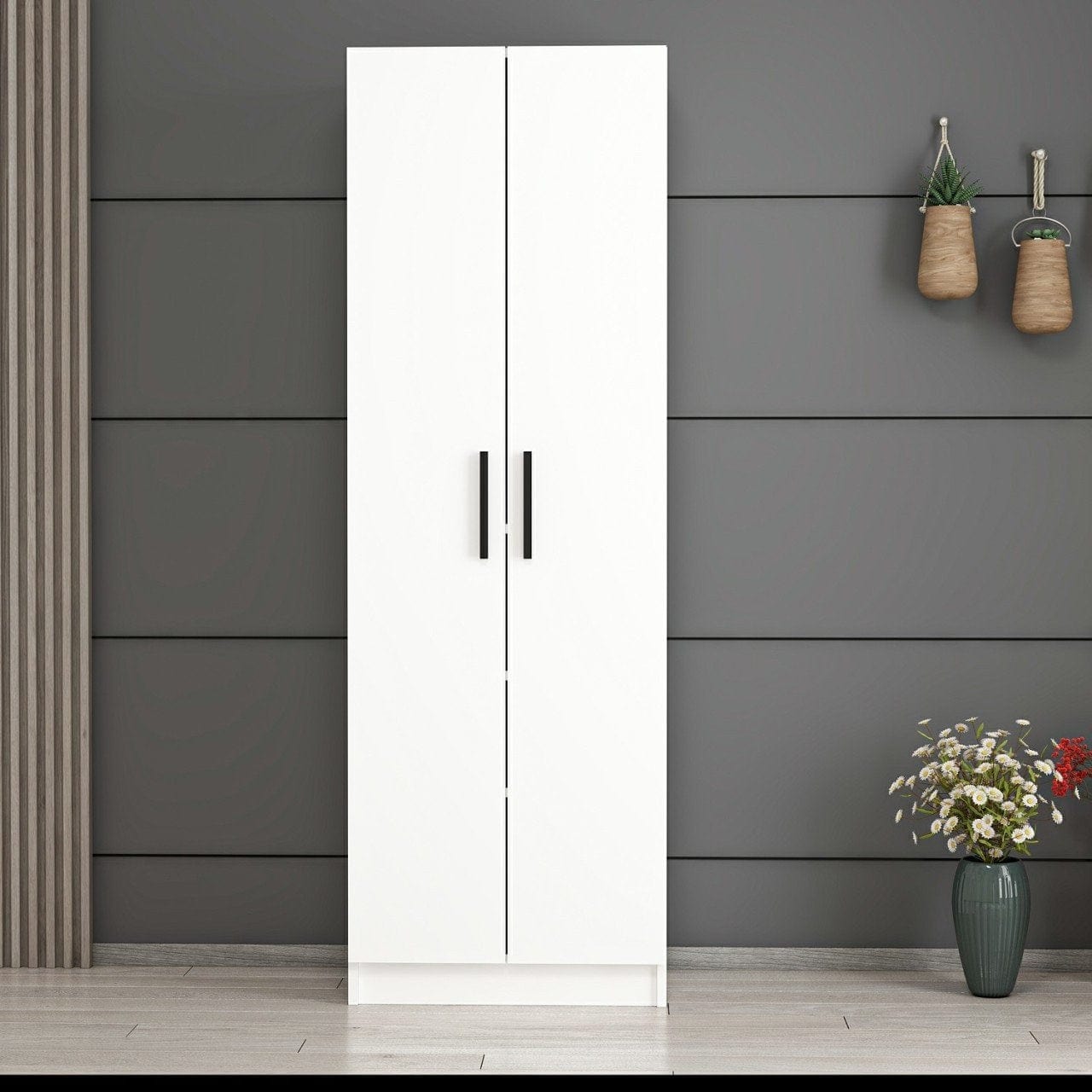 Armadio da ingresso con 2 ante Noah 7186 Bianco (1)