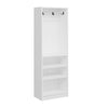 Armadio da ingresso con 2 ante Noah 7186 Bianco (5)