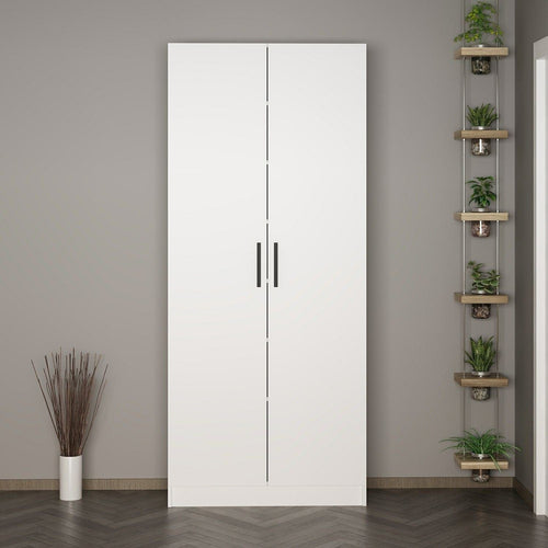 Armadio da ingresso con 2 ante Noah 8198 Bianco (1)