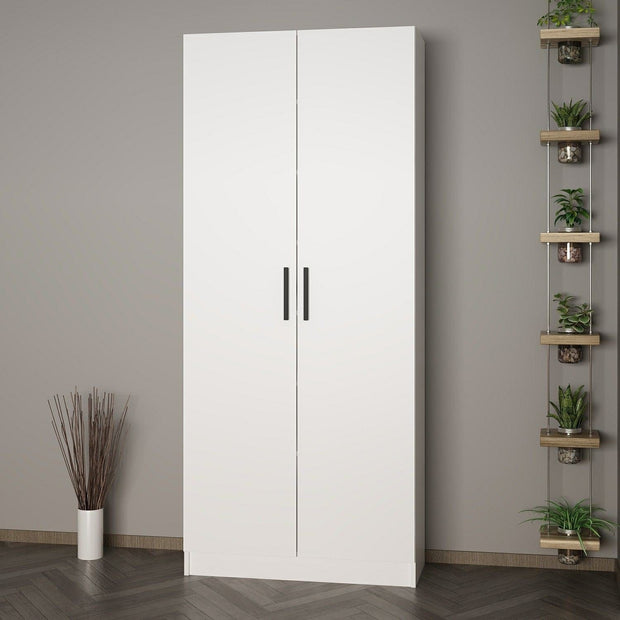 Armadio da ingresso con 2 ante Noah 8198 Bianco (2)