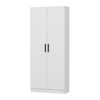 Armadio da ingresso con 2 ante Noah 8198 Bianco (5)