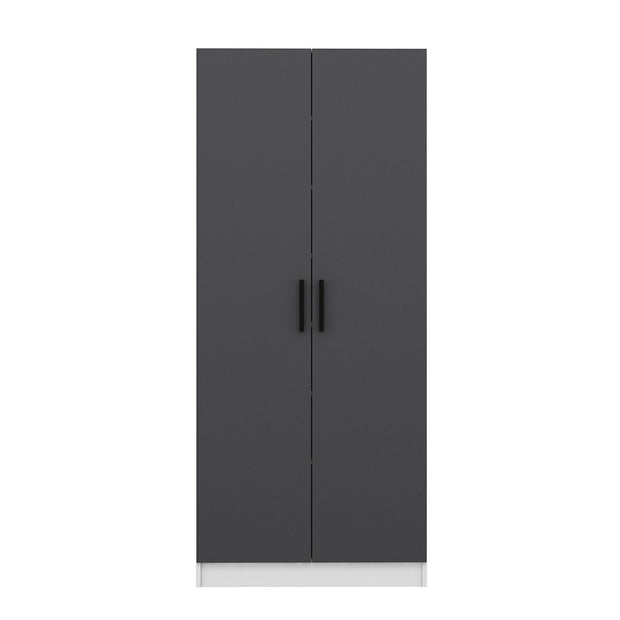 Armadio da ingresso con 2 ante Noah 8209 Antracite (4)