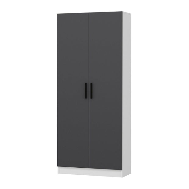 Armadio da ingresso con 2 ante Noah 8209 Antracite (5)