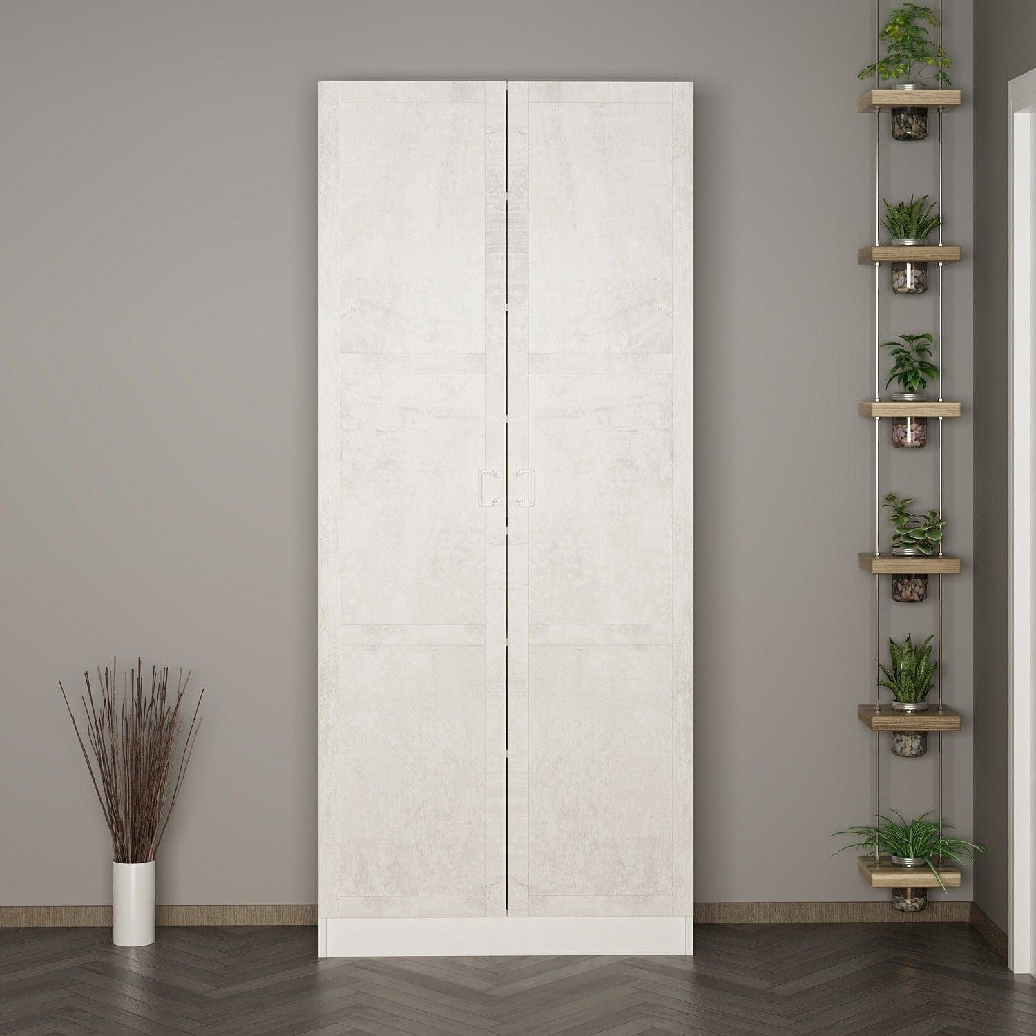 Armadio da ingresso con 2 ante Noah 8231 Bianco (1)