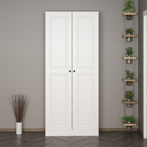 Armadio da ingresso con 2 ante Noah 8242 Bianco (1)
