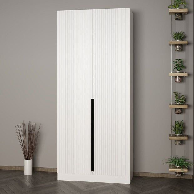 Armadio da ingresso con 2 ante Noah 8253 Bianco (2)