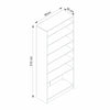 Armadio da ingresso con 2 ante Noah 8457 Bianco (7)