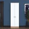 Armadio da ingresso con 2 ante P6 M14-2415 Bianco (2)