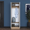 Armadio da ingresso con 2 ante P6 M14-2415 Bianco (3)