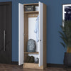 Armadio da ingresso con 2 ante P6 M14-2415 Bianco (4)
