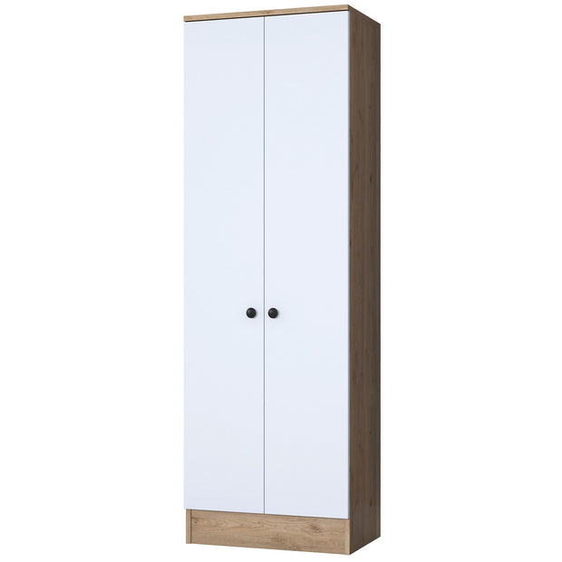 Armadio da ingresso con 2 ante P6 M14-2415 Bianco (5)