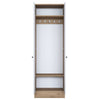 Armadio da ingresso con 2 ante P6 M14-2415 Bianco (7)
