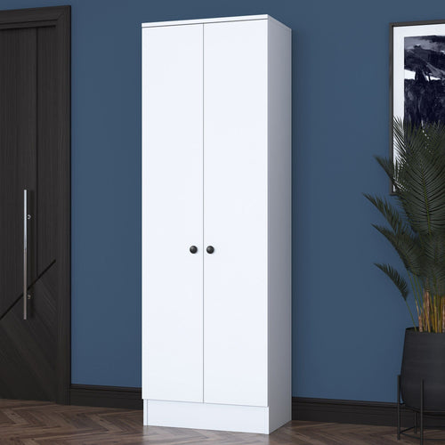 Armadio da ingresso con 2 ante P6 M14-2576 Bianco