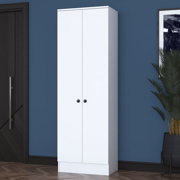 Armadio da ingresso con 2 ante P6 M14-2576 Bianco