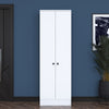 Armadio da ingresso con 2 ante P6 M14-2576 Bianco (1)