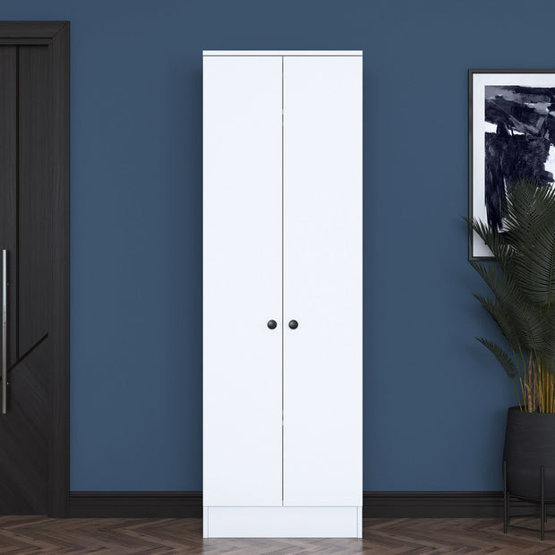Armadio da ingresso con 2 ante P6 M14-2576 Bianco (1)
