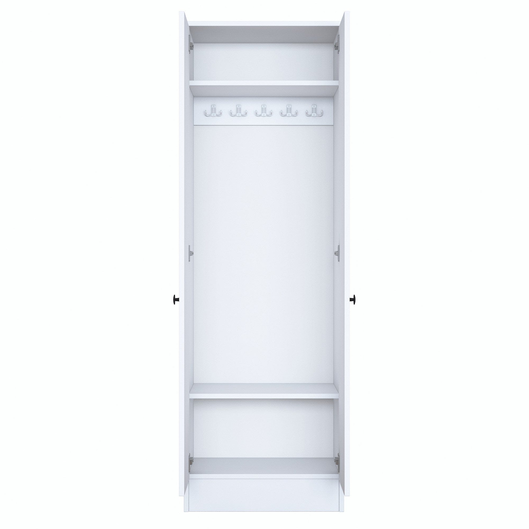 Armadio da ingresso con 2 ante P6 M14-2576 Bianco (7)