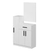 Armadio da ingresso con 3 ante e 1 cassetto Noah 7296 Bianco (4)