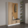 Armadio da ingresso con 3 ante Noah 8300 Noce (1)