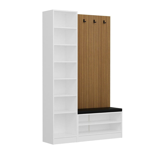Armadio da ingresso con 3 ante Noah 8304 Bianco (6)