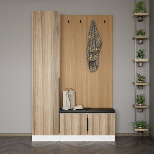 Armadio da ingresso con 3 ante Noah 8312 Noce