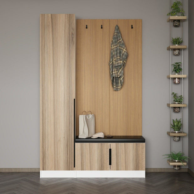Armadio da ingresso con 3 ante Noah 8312 Noce