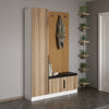 Armadio da ingresso con 3 ante Noah 8312 Noce (1)