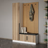 Armadio da ingresso con 3 ante Noah 8312 Noce (2)