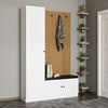 Armadio da ingresso con 3 ante Noah 8452 Bianco