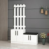 Armadio da ingresso con 4 ante Noah 7297 Bianco