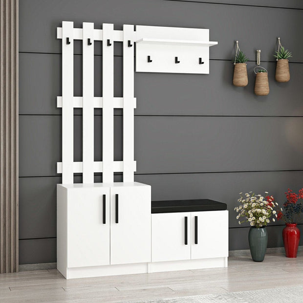 Armadio da ingresso con 4 ante Noah 7299 Bianco (2)