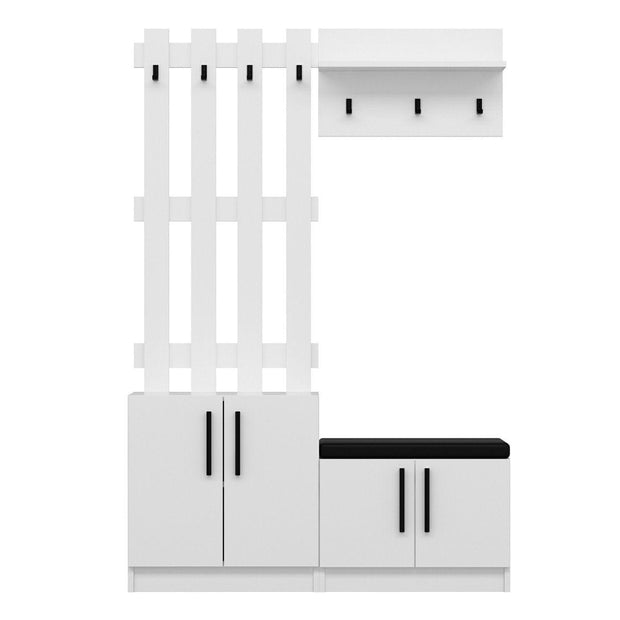 Armadio da ingresso con 4 ante Noah 7299 Bianco (4)