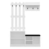 Armadio da ingresso con 4 ante Noah 7299 Bianco (6)