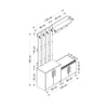 Armadio da ingresso con 4 ante Noah 7299 Bianco (7)