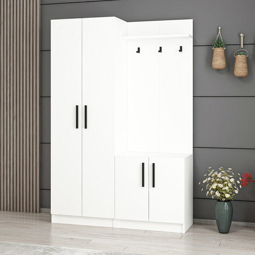Asir Armadio da ingresso con 4 ante Noah 7300 Bianco