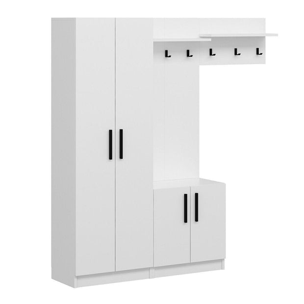 Armadio da ingresso con 4 ante Noah 7305 Bianco (3)
