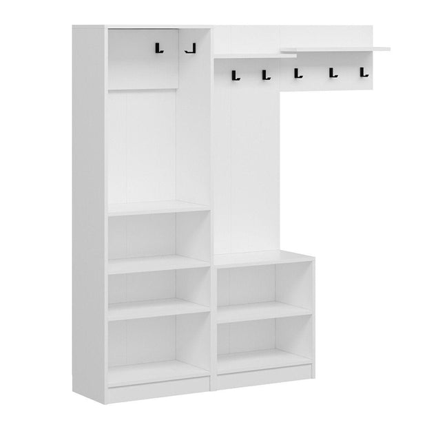 Armadio da ingresso con 4 ante Noah 7305 Bianco (5)