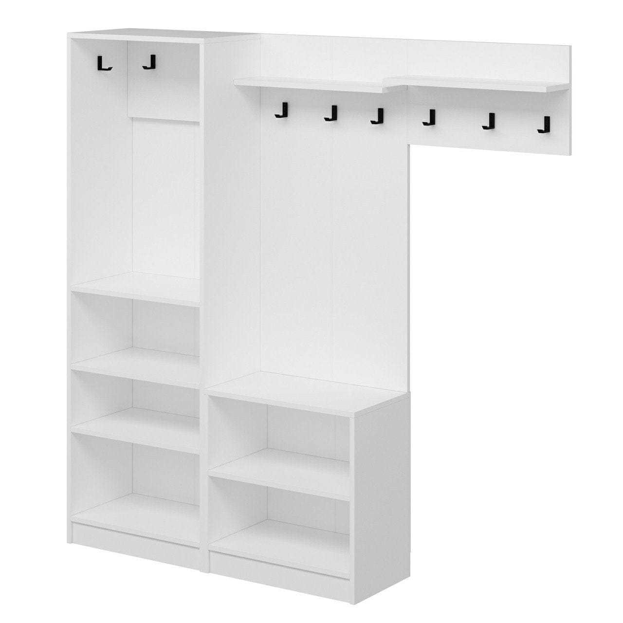 Armadio da ingresso con 4 ante Noah 7305 Bianco (6)