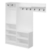 Armadio da ingresso con 4 ante Noah 7305 Bianco (6)